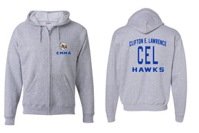 Clifton E. Lawrence design 3 Zip up Sweatshirt