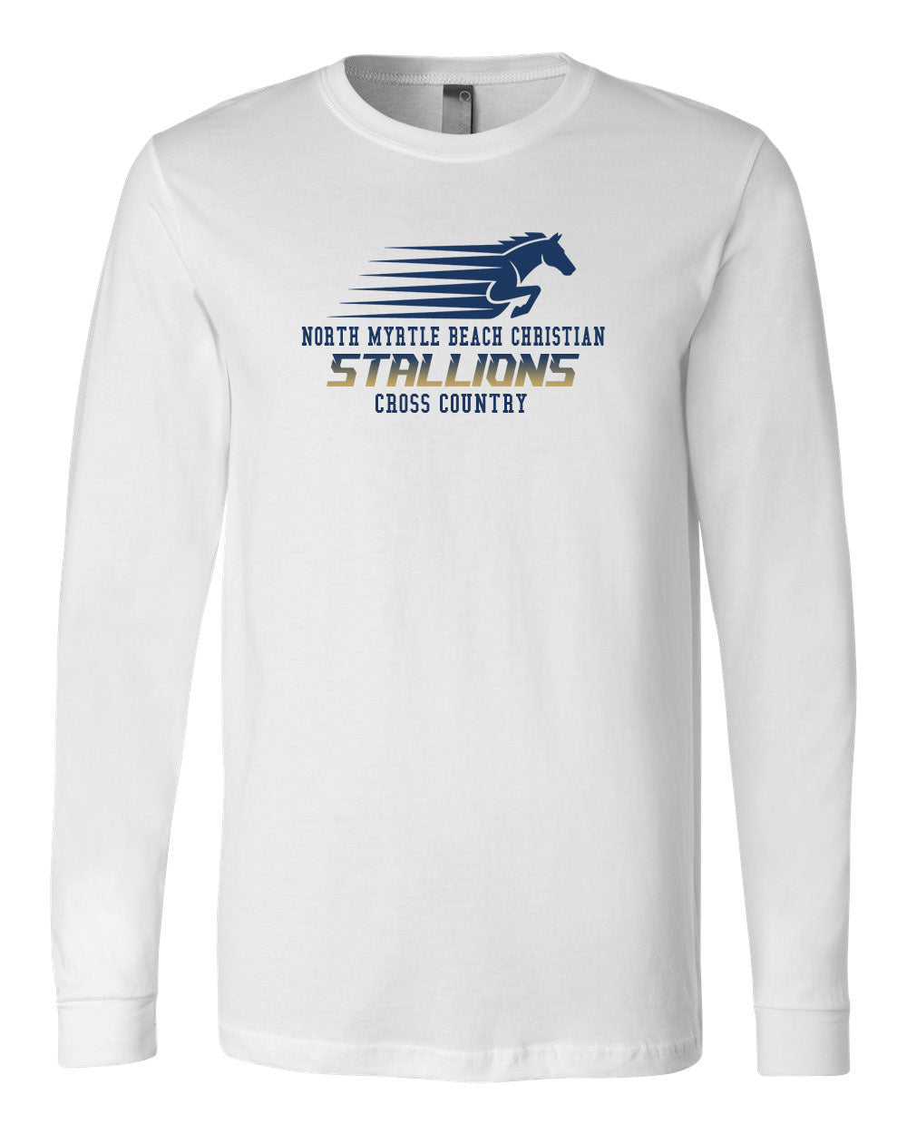 NMB Christian Cross Country Long Sleeve Shirt Design 1