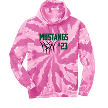 Mustangs Basketball Tie-Dye Hooded Sweatshirt Design 8