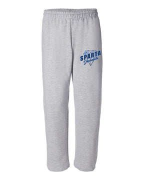 Sparta Diamonds Open Bottom Sweatpants Design 2