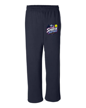Sparta Diamonds Open Bottom Sweatpants Design 1