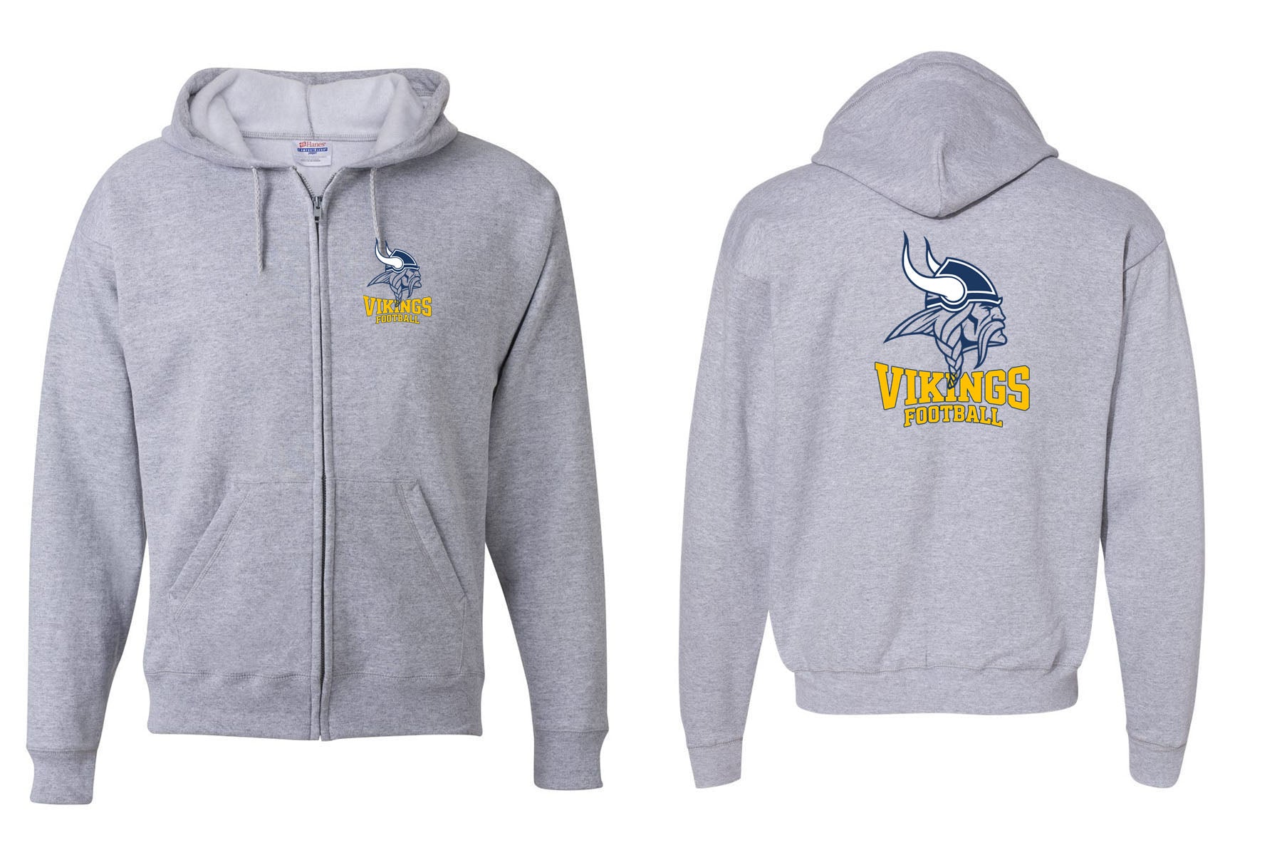 Vikings Football design 5 Zip up Sweatshirt