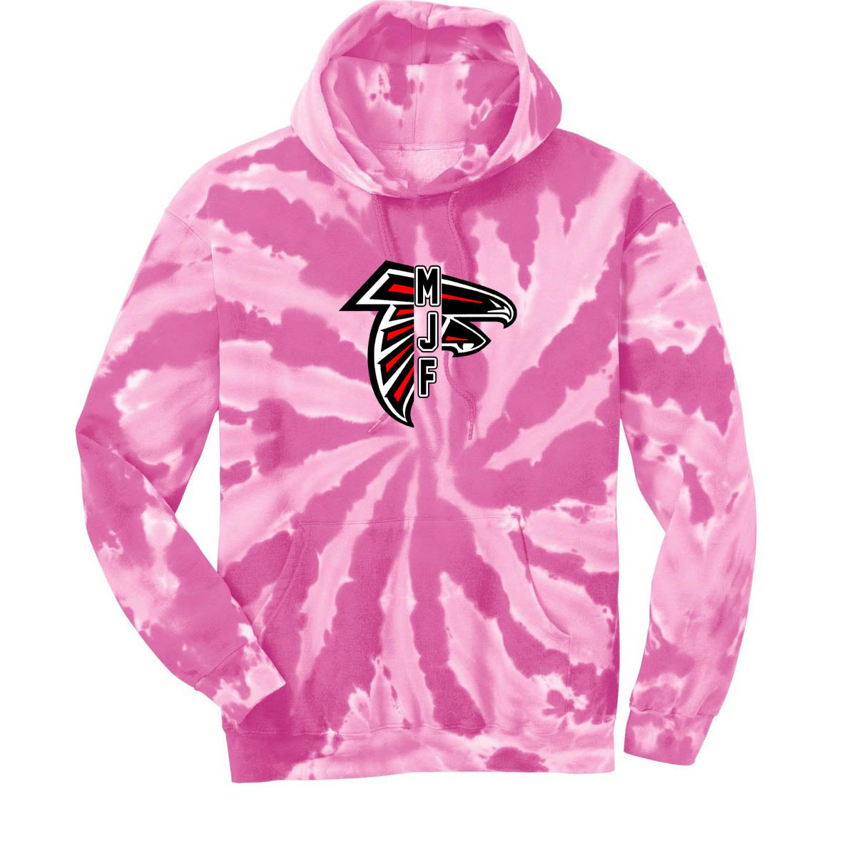 Falcons Football Tie-Dye Hooded Sweatshirt Design 5
