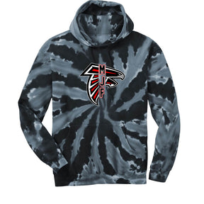 Falcons Football Tie-Dye Hooded Sweatshirt Design 5