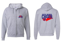 North Warren Cheer Design 5 Zip up Sweatshirt