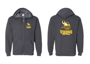Vikings Football design 5 Zip up Sweatshirt