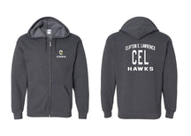 Clifton E. Lawrence design 3 Zip up Sweatshirt