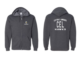 Clifton E. Lawrence design 3 Zip up Sweatshirt