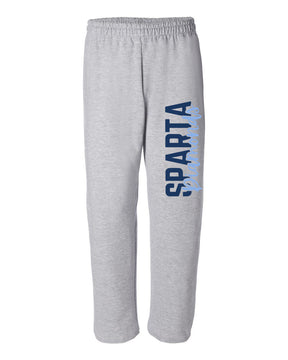 Sparta Diamonds Open Bottom Sweatpants Design 3