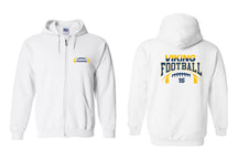 Vikings Football design 8 Zip up Sweatshirt