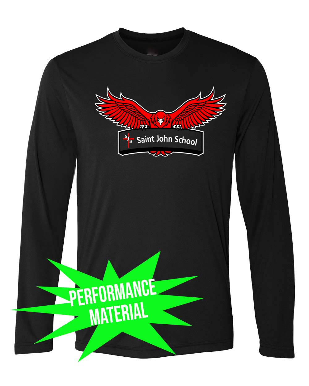 St. John's Performance Material Design 6 Long Sleeve Shirt