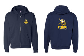 Vikings Football design 5 Zip up Sweatshirt