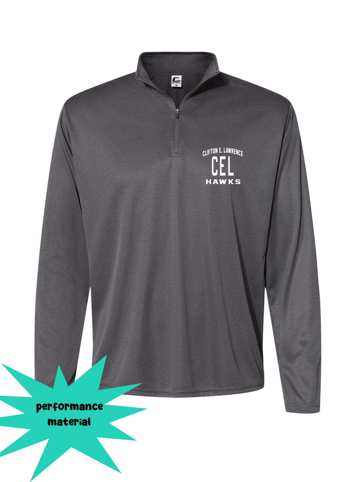 Clifton E. Lawrence Quarter Zip Long Sleeve Design 3