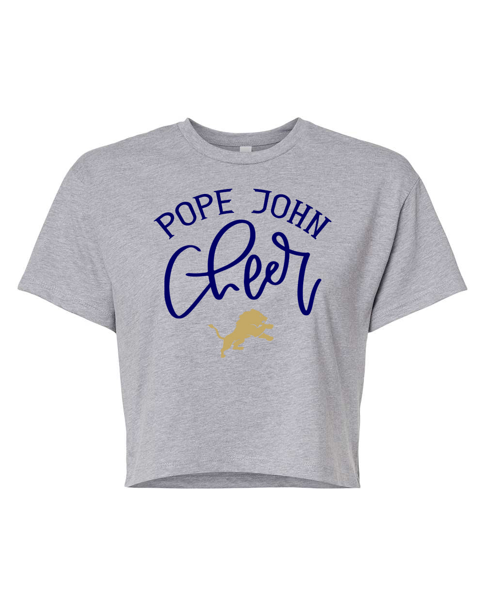 Pope John Cheer Design 8 Crop Top