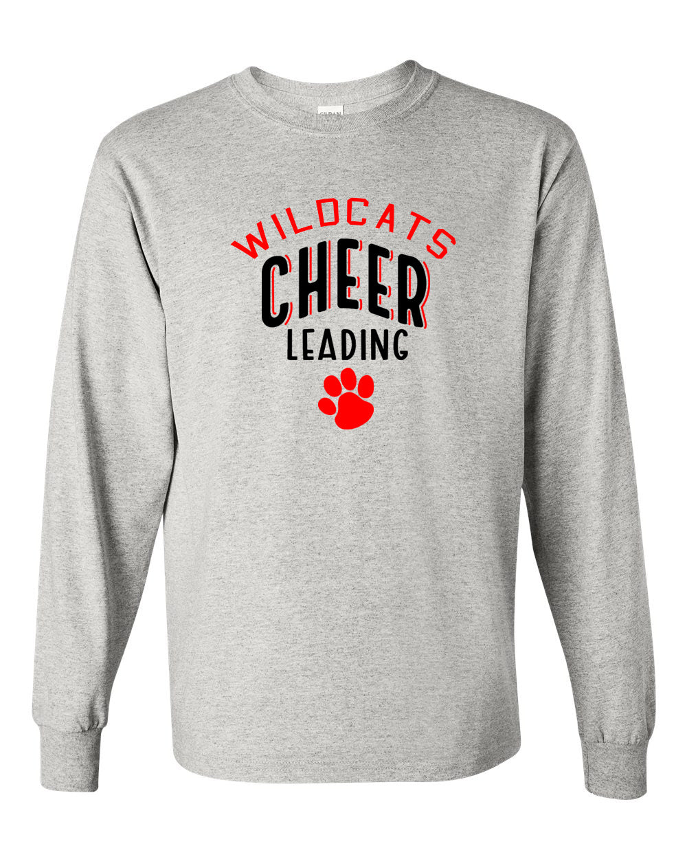 Wildcats Cheer Design 5 Long Sleeve Shirt