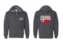 North Warren Cheer Design 5 Zip up Sweatshirt