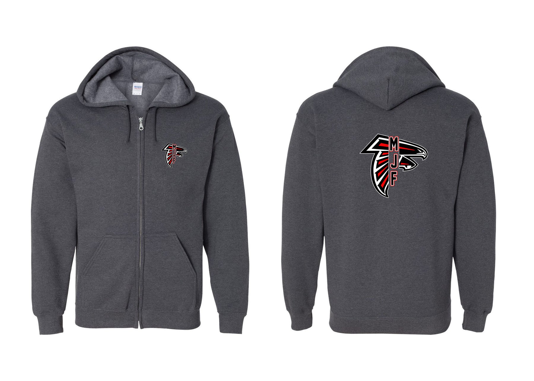 Falcons Football Zip up Sweatshirt Design 5