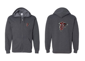 Falcons Football Zip up Sweatshirt Design 5