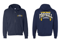 Vikings Football design 8 Zip up Sweatshirt