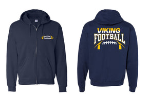 Vikings Football design 8 Zip up Sweatshirt