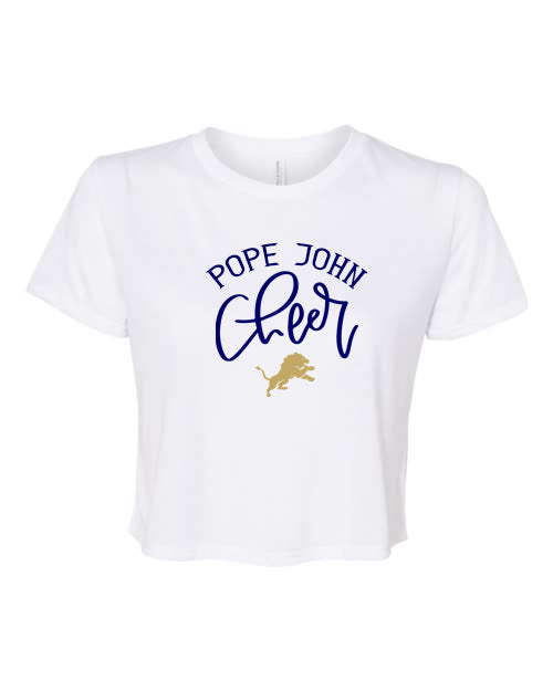 Pope John Cheer Design 8 Crop Top