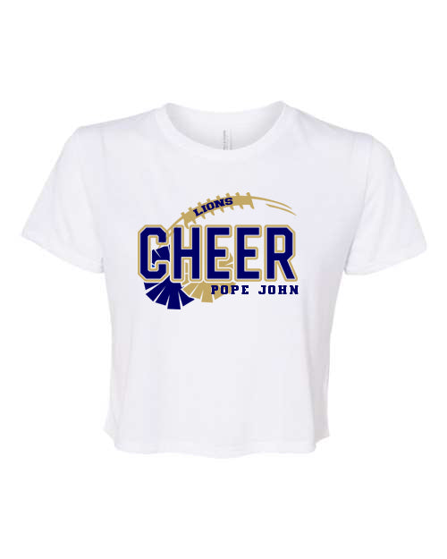 Pope John Cheer Design 7 Crop Top