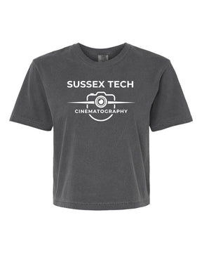 Sussex Tech Film Design 3 crop top