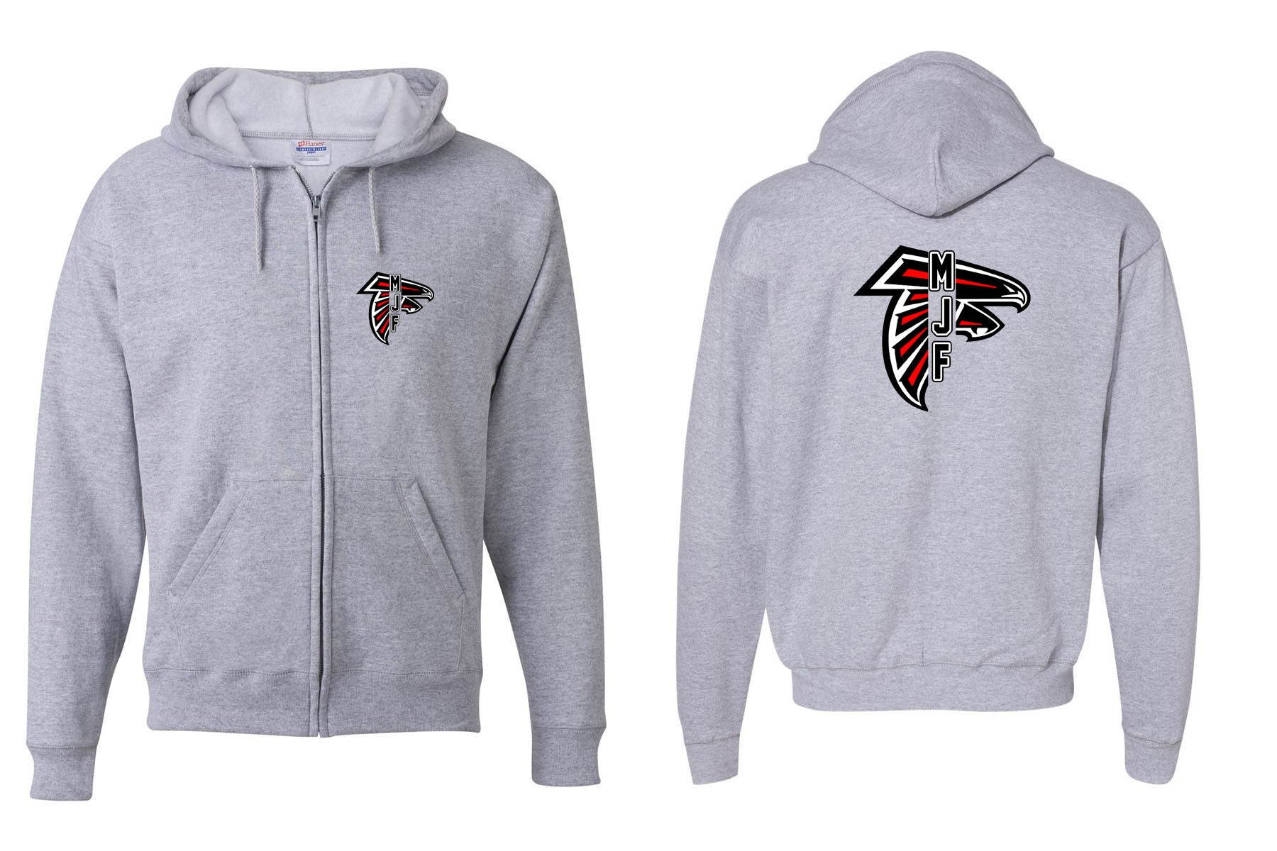 Falcons Football Zip up Sweatshirt Design 5
