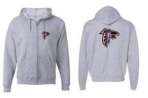 Falcons Football Zip up Sweatshirt Design 5