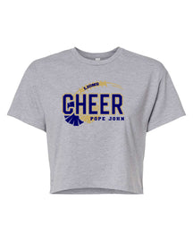 Pope John Cheer Design 7 Crop Top