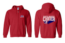 North Warren Cheer Design 5 Zip up Sweatshirt