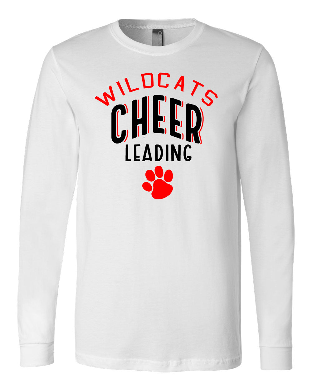 Wildcats Cheer Design 5 Long Sleeve Shirt