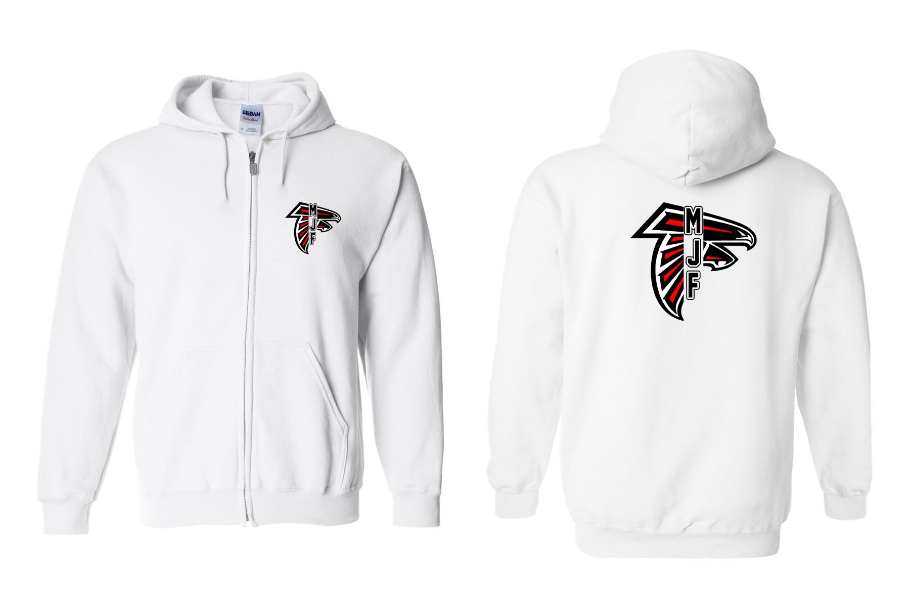 Falcons Football Zip up Sweatshirt Design 5