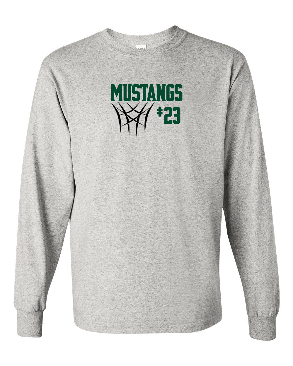 Green Hills Basketball design 8 Long Sleeve Shirt