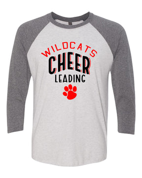 Wildcats Cheer design 5 raglan shirt