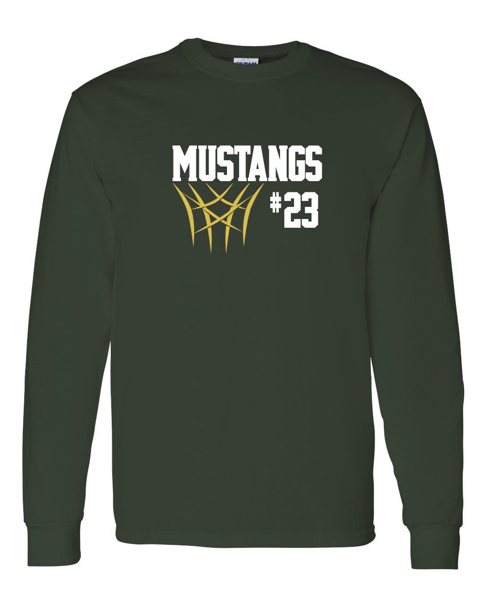 Green Hills Basketball design 8 Long Sleeve Shirt