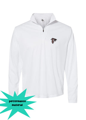 Falcons Football Quarter Zip Long Sleeve Design 5