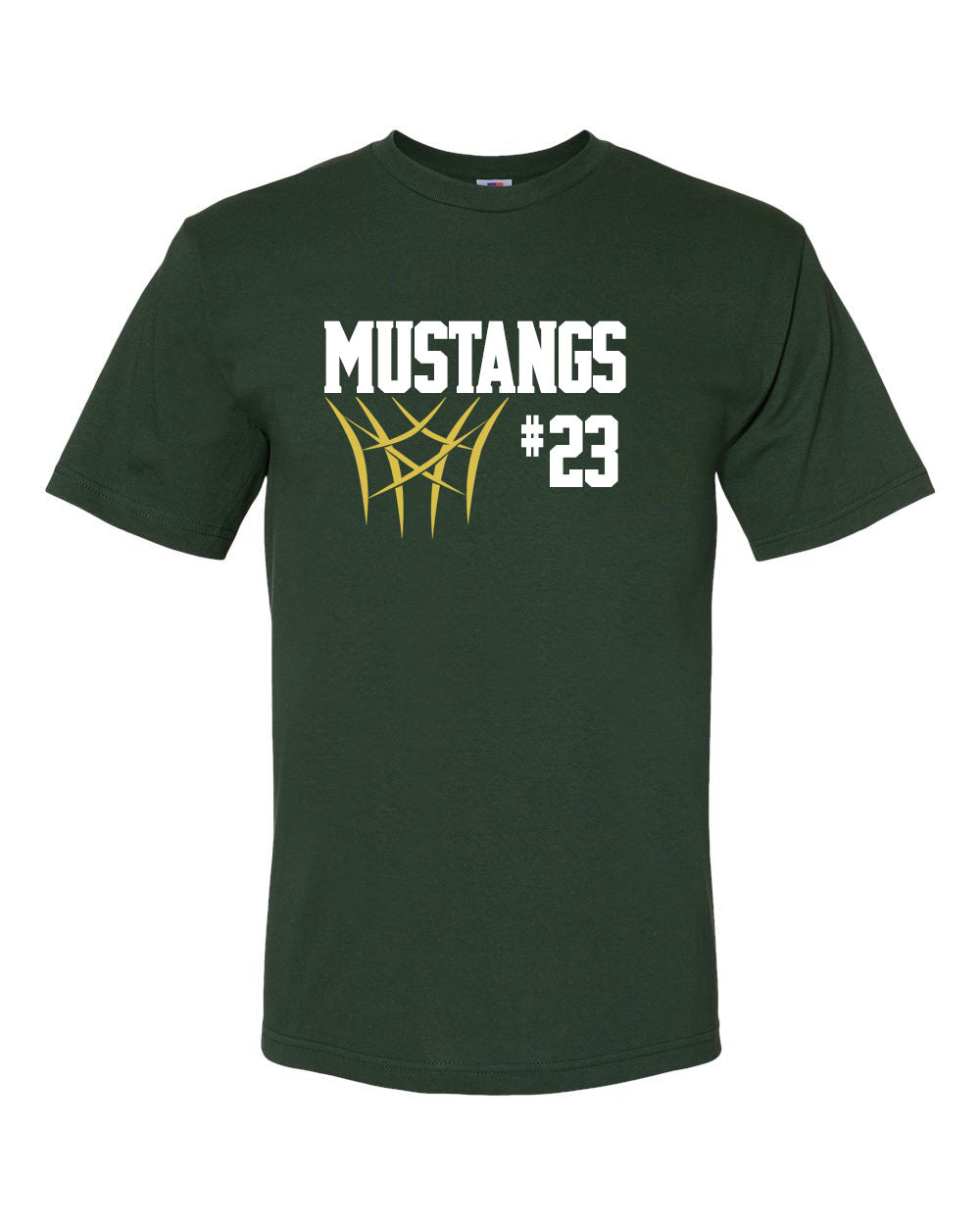 Mustangs Basketball Design 8 T-Shirt
