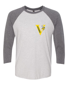 Vernon Vikings Football raglan shirt Design 7