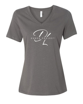 DL Dance Project V-neck T-shirt Design 1
