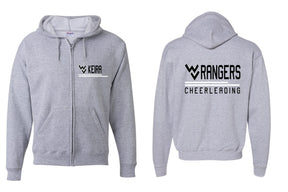 Wallkill Cheer Design 2 Zip up Sweatshirt