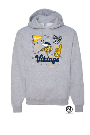 Vikings Design 23 Spiritwear Hooded Sweatshirt