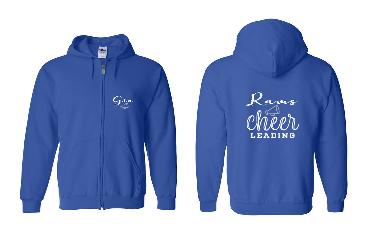 Franklin Cheer design 2 Zip up Sweatshirt