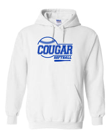 Cougars Softball Design 7 Hooded Sweatshirt