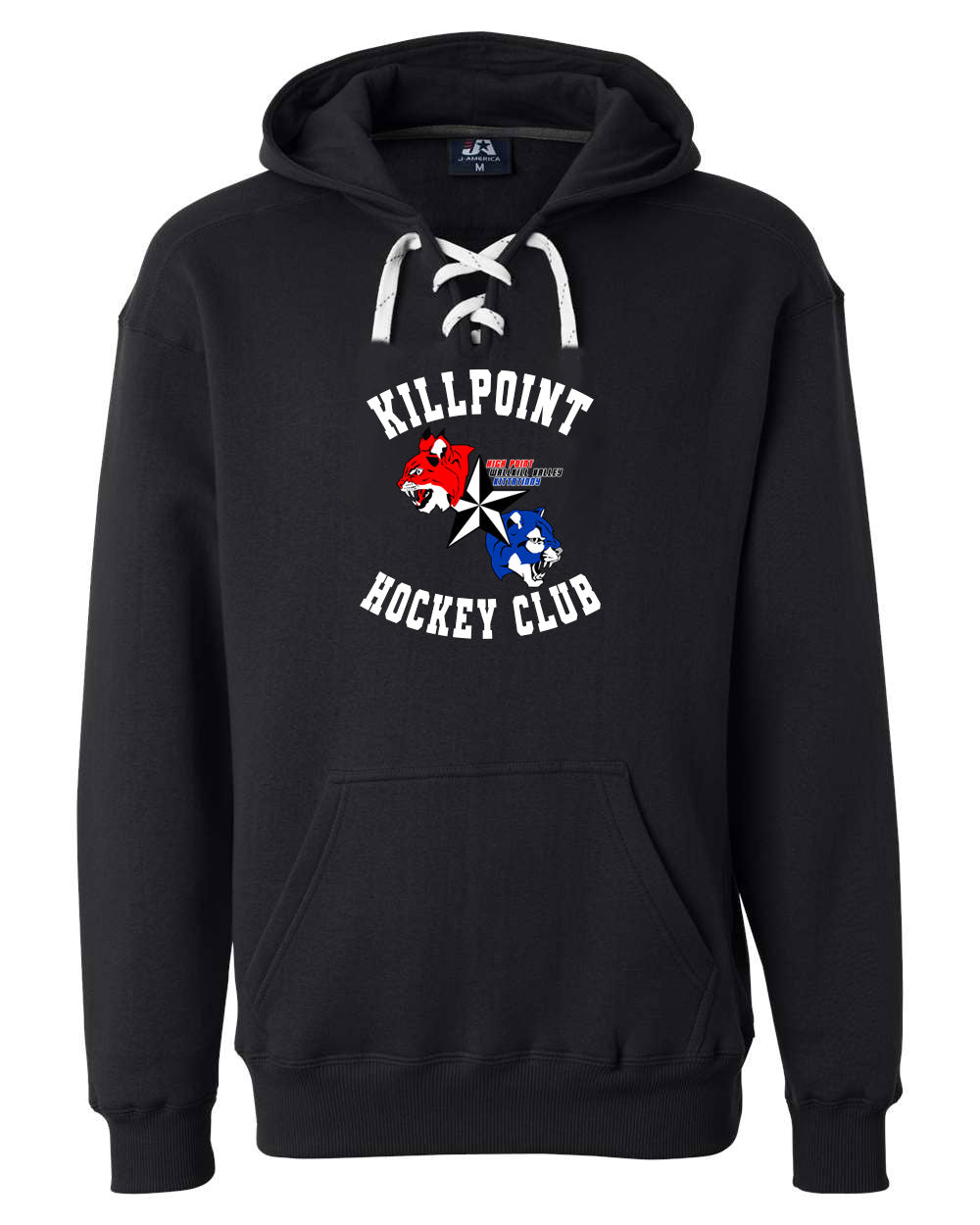 Killpoint Hockey Design 1 Hooded Sweatshirt with laces