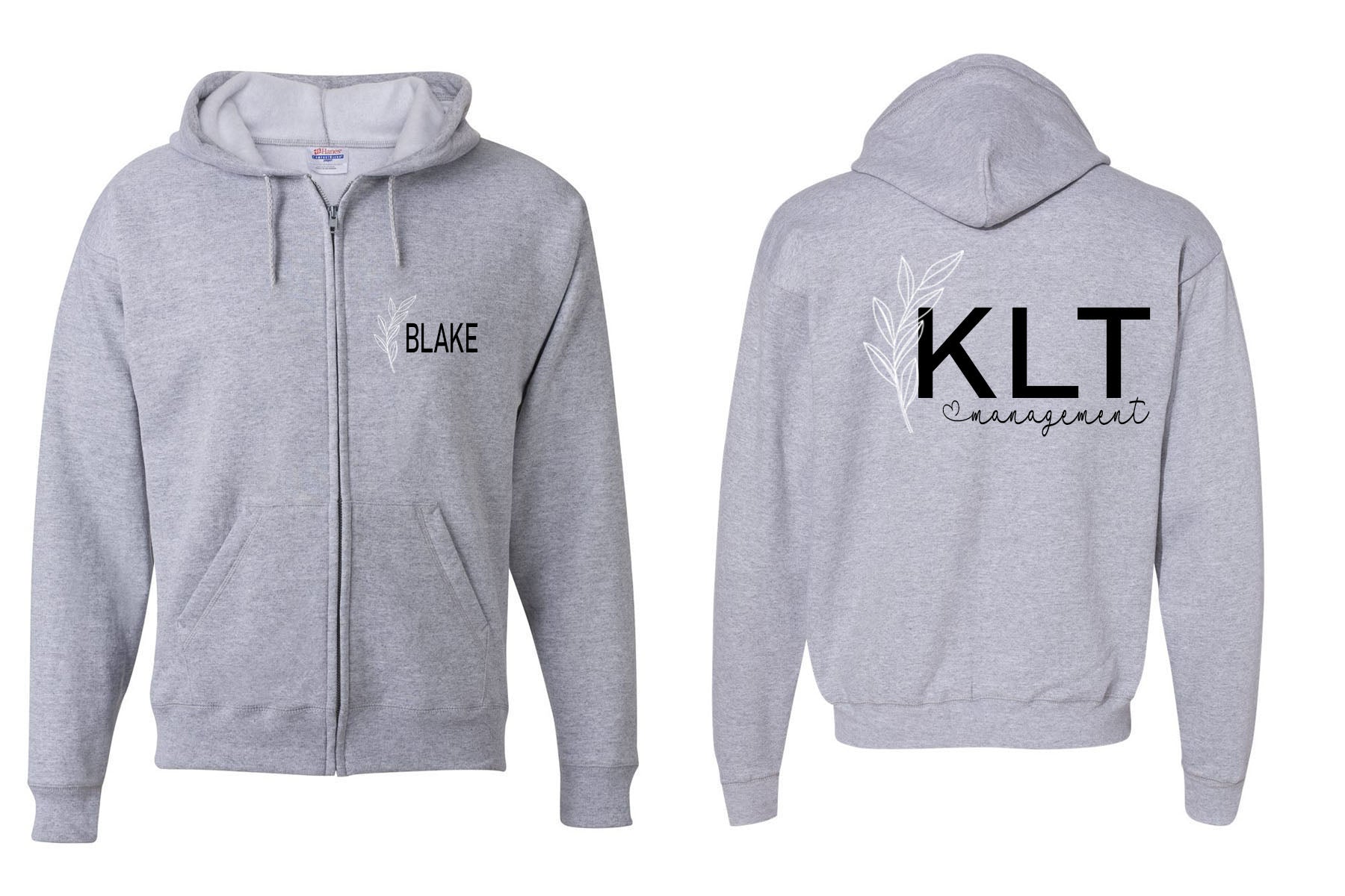 KLT design 1 Zip up Sweatshirt