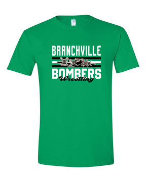 Branchville Bombers Wrestling Design 3 t-Shirt