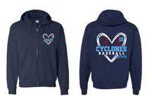 Sparta Cyclones Design 5 Zip up Sweatshirt