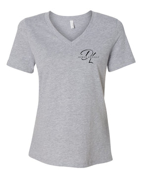 DL Dance Project V-neck T-shirt Design 3
