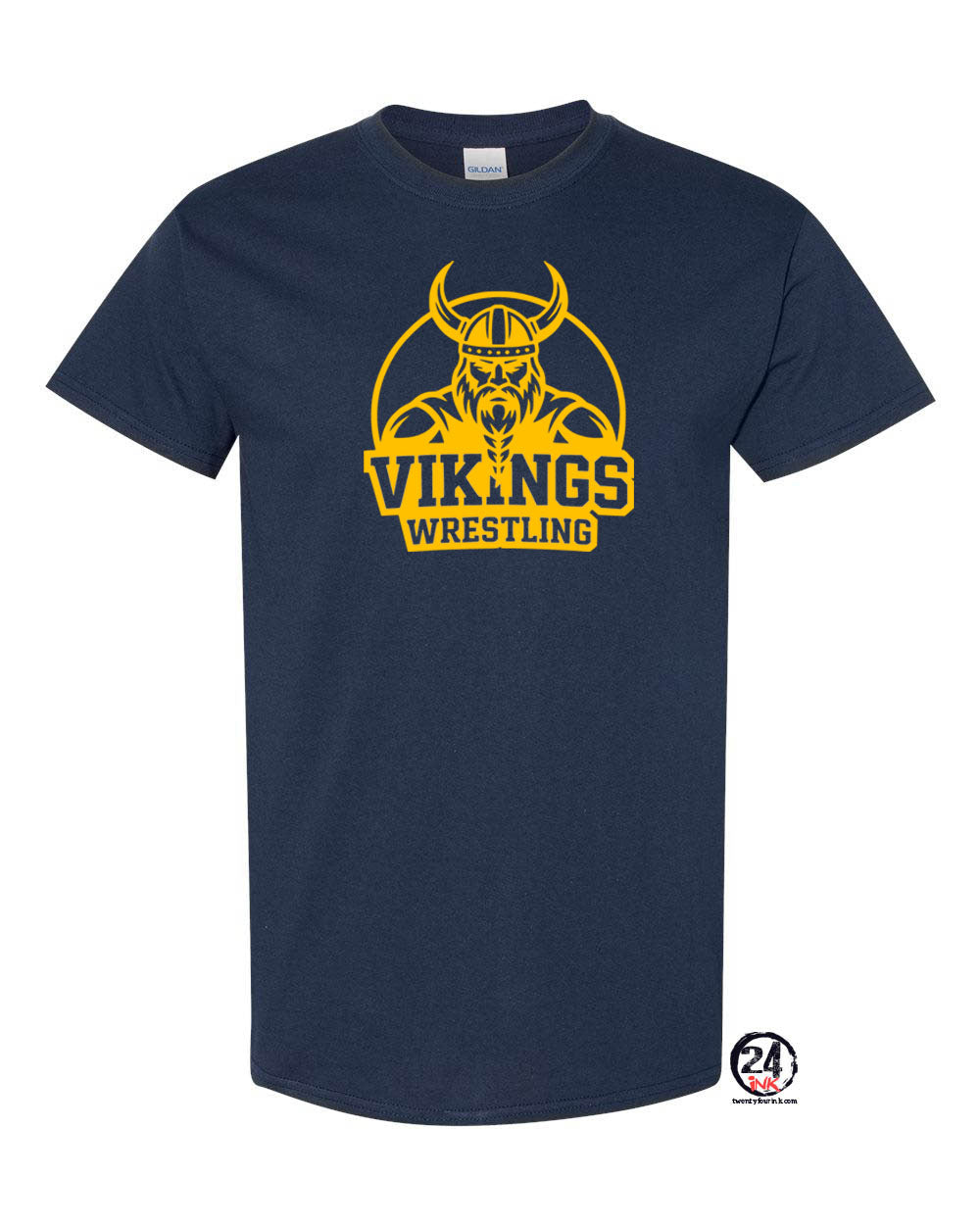 Vikings Wrestling T-Shirt Design 1